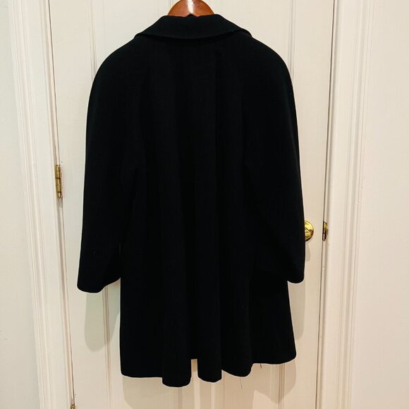 Vintage Burberry London 100% Wool Jacket Peacoat US 14 R Women Rare - Picture 8 of 16